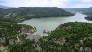 Grliško jezero - brana