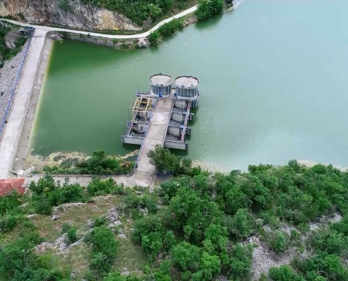 Водозахват на Грлишком језеру код бране